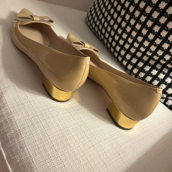 Kate Spade Bow Flats Nude - Picture 6 of 9